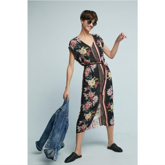 Anthropologie dRA Los Angeles Sanne Midi Dress. - Picture 3 of 13